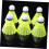 24pcs Nylon Shuttlecocks for Badminton Training Outdoor Ideal for Students Yellow 5