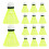 24pcs Nylon Shuttlecocks for Badminton Training Outdoor Ideal for Students Yellow 1