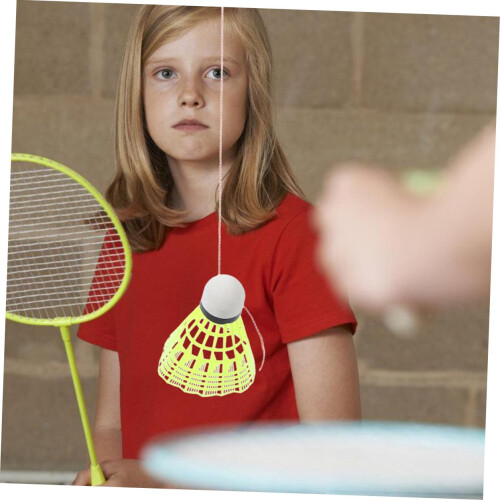 24pcs Nylon Shuttlecocks for Badminton Training Outdoor Ideal for Students Yellow 2
