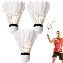 Badminton swing wheels  sports training balls  Goose feather shuttlecock resistant