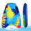Inflatable Body Boards with 2 handles Graffiti Foldable beach bag portable 1