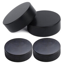 Street Hockey Puck, 4X Balls official regulation size, 3inch diameter 1inch