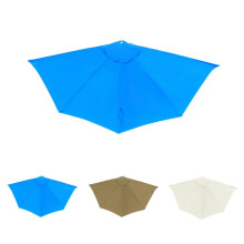 Half Umbrella Cover Replacement Parts, Parasol Fabric Cover (Lake Blue)