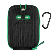 Golf Rangefinder Case, Hard EVA Bag with Carabiner Belt Clip, Green