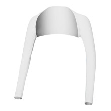 UV protection arm sleeves ice silk nonslip breathable ultrathin dom of movement for outdoor activities white