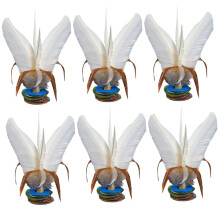 Pack of 6 Kick Shuttlecocks, Sports Shuttlecock for Adults, Shuttlecock Game, Chinese Kicking Shuttlecock