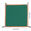Baldachin replacement top  Windproof rain protection, foldable for 3–4 persons Green 8585cm 3