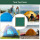 Baldachin replacement top  Windproof rain protection, foldable for 3–4 persons Green 8585cm 2