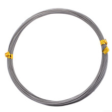 Salzwasserresistant fishing wire, biteproof and flexible, 7 x 7 stainless steel with multiple thickness options 60 pounds Ref: 2684