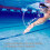 Floating pool partition, pool rope with floats (nylon, 600cm) 4