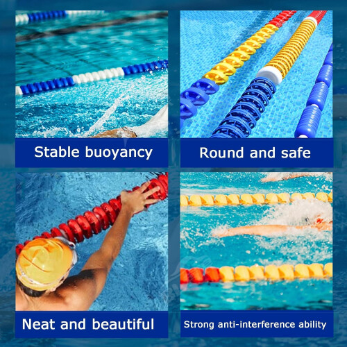 Floating pool partition, pool rope with floats (nylon, 600cm) 2