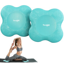 Yoga Knee Pads Extra Thick Yoga Knee Pads for Pilates Exercises 13/16' Knee Elbow Mat Accessories for Women Men Fitness Travel 2 Pack turquoise