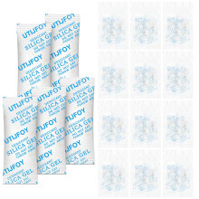 5g 60 Packs Silica Gel Bags, Vacuumable, Rechargeable, 5 Gram Desiccant