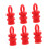 Set of 6 Chain Post Caps for Fence Post Railing Traffic Sign Replacement 1