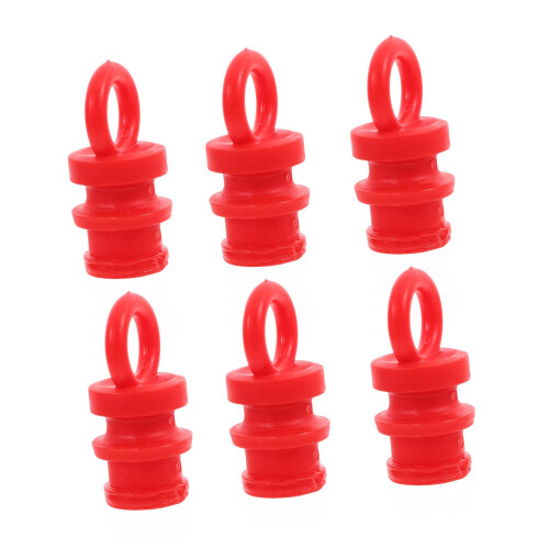 Set of 6 Chain Post Caps for Fence Post Railing Traffic Sign Replacement