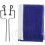 Polyester Tennis Table Ping Pong Net Convenient Holder for Sports Replacement Blue 1