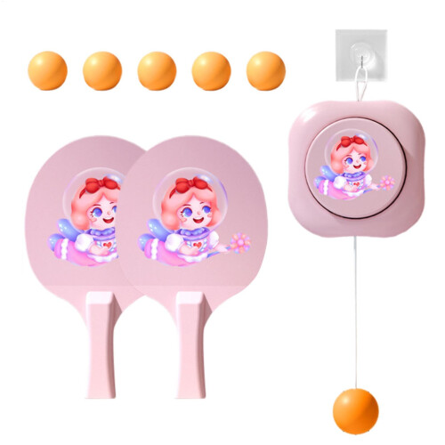 Ping Pong Set for Door Pink