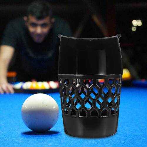 Ball basket Drop Accessories for Billard tables Pockets Plastic Black 2
