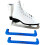 Skating covers  Adjustable skate guards protector  1 pair for hockey, figure skating blue 5