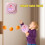 Ping Pong Trainer with Racket for Indoor Use Pink 2