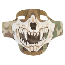 Military Tactical Airsoft Paintball Mask Metal Steel Mesh CS Wargame Field Hunting Protective Shooting Masks MA14202CP M Ref: 7177