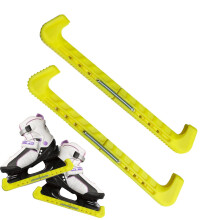 Figure skating protection, adjustable hockey covers, 31 cm, 1 pair, durable replacement parts yellow