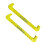 Ice Skate Protectors  Adjustable Figure Skating Covers, 1 Pair Yellow 1