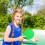 Professional table tennis racket with long handle, robust and durable, for beginners, advanced and advanced green 2