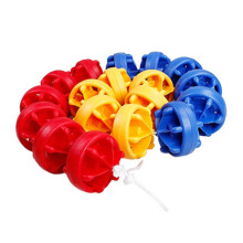 Pool lane divider, rope with 12cm buoys for pools, waterways (15m Nylon rope)