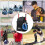 Youth Baseball Bag, Softball Backpack with Fence Hooks, 3