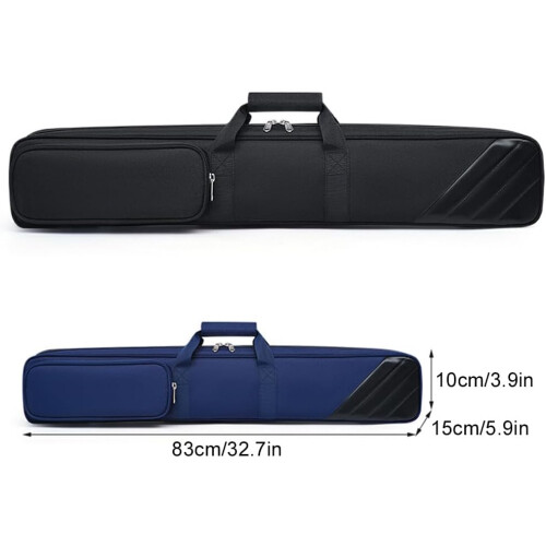 Kratzfester Pool Queue Case for Billard Enthusiasten OxfordCloth Billard Queue Case Pool Queue Case 2x2 Pool Stick Bag Blue 1