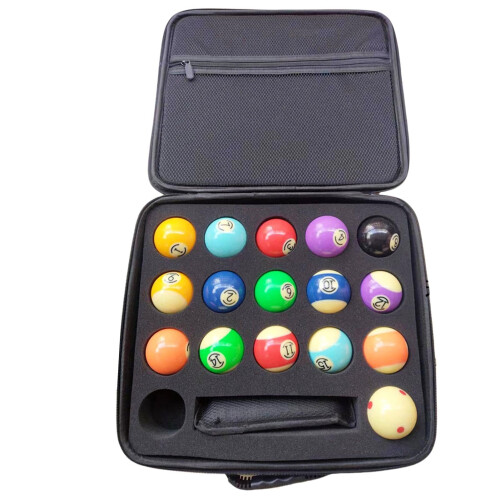 Pool Ball Case  Billiard Cases, Adjustable Shoulder Strap (13.78 x 13.78 x 3.15)