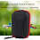 Rangefinder Holder, Golf Rangefinder Bag, Oxford Case with Magnetic Opening black red 4