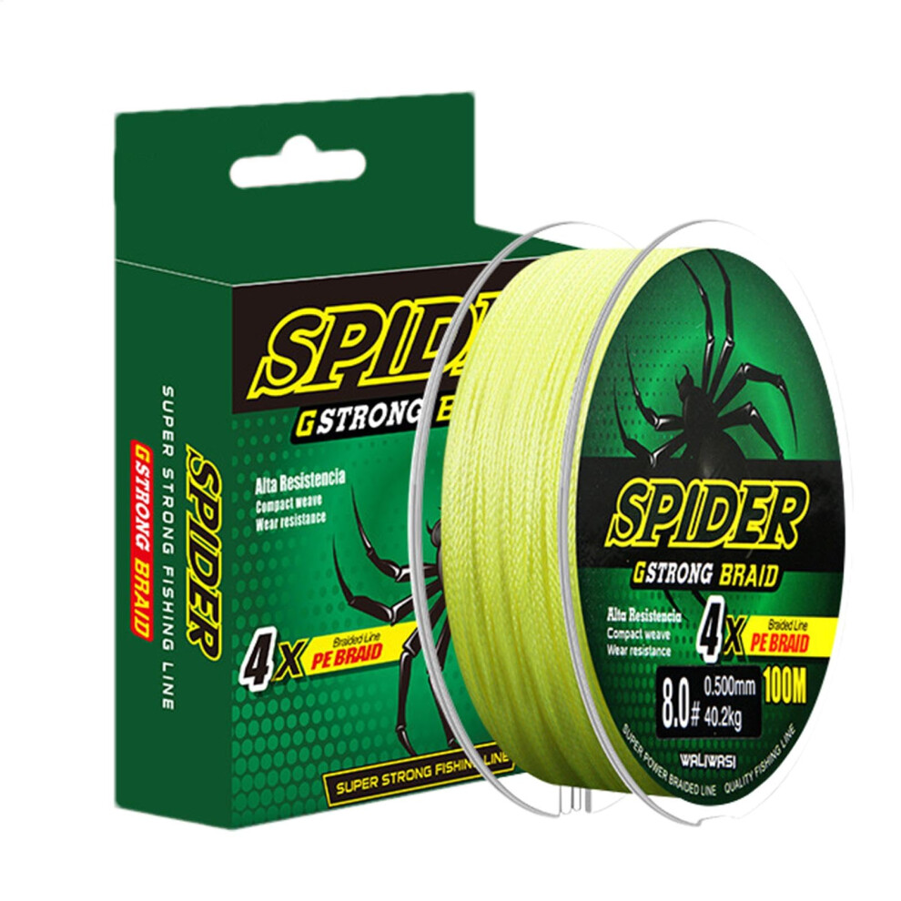 Braided fishing line: soft, abrasion resistant, 328 feet multipurpose with three treated fibers-image-OPC-PJ25H9C-NEW