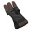 Archery 3-Finger PU Leather Guard Gloves L Unisex 15