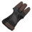 Archery 3-Finger PU Leather Guard Gloves L Unisex 14