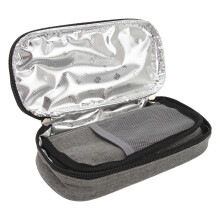 Portable Insulin Cooler Case Grey 165g Large Capacity