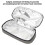 Portable Insulin Cooler Case Grey 165g Large Capacity 4