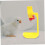 Pack of 4 Chicken Drinker, Poultry Feed, Agricultural Accessories, Yellow PP 2