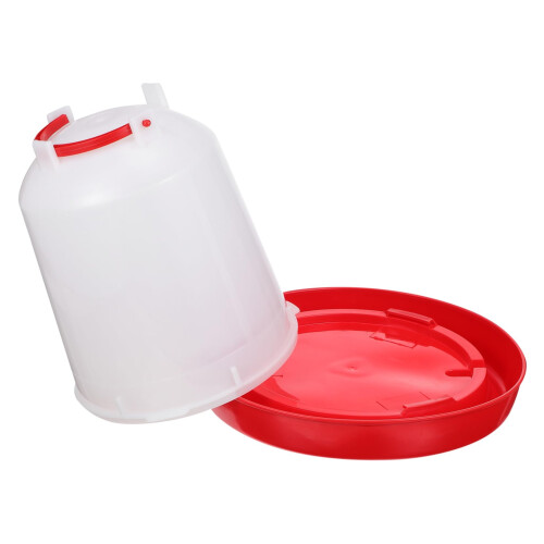 Clean Chicken Drinking Bucket Poultry Chicken Water Glass Automatic Water Dispenser PP Material Use Random Style