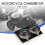1set Motorcycle Carburetor Synchronizer Vacuum Gauges Tool Vacuum Gauge Balancer for // Black 4