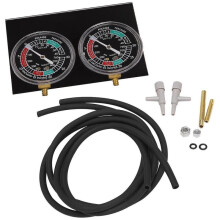 1set Motorcycle Carburetor Synchronizer Vacuum Gauges Tool Vacuum Gauge Balancer for // Black