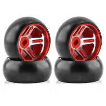 Hard Plastic Drift Tires Tyre Metal Wheel Rim for 284131 K969 K989 Mini-z 1/28 Rc Car Upgrades Parts,a