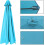 Replacement Parasol Canopy Cover, WaterRepellent, Windproof, 5