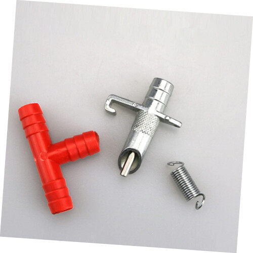 Pack of 3 Rabbit Water Fountain Automatic Drinker for Rabbits Alloy Red 1