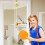 Indoor table tennis trainer for training facilities and children Yellow 5