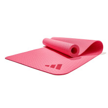 Yoga Mat 4 mm 50% Recycled Material Free from PVC NonSlip (176 x 61 cm) Pink Fusion