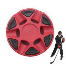 High Speed Red Six Bump Design Game Puck, Professional Sports Equipment