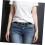 Damen Grtel Fr Jeans Dnner Freizeittaillengrtel Schwarz Legierung 5