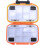 Multi Function Fish Storage Box Double Layer Orange Plastic Box Accessories Fishing Equipment Fishing Accessories Box Set  S Ref: 3691 5
